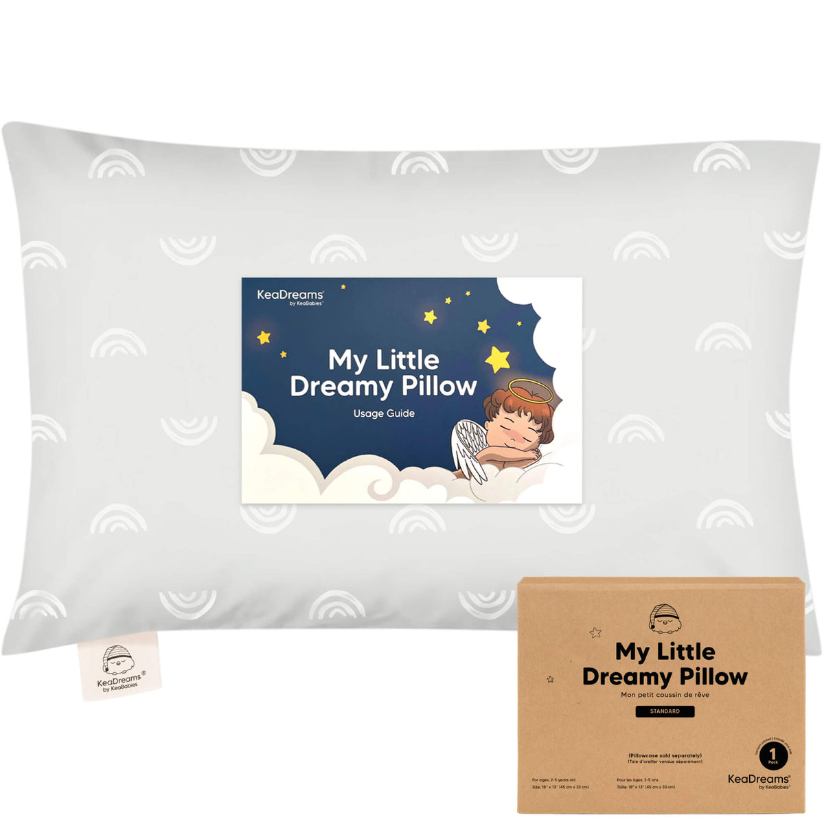 1-Pack Toddler Pillow Without Pillowcase