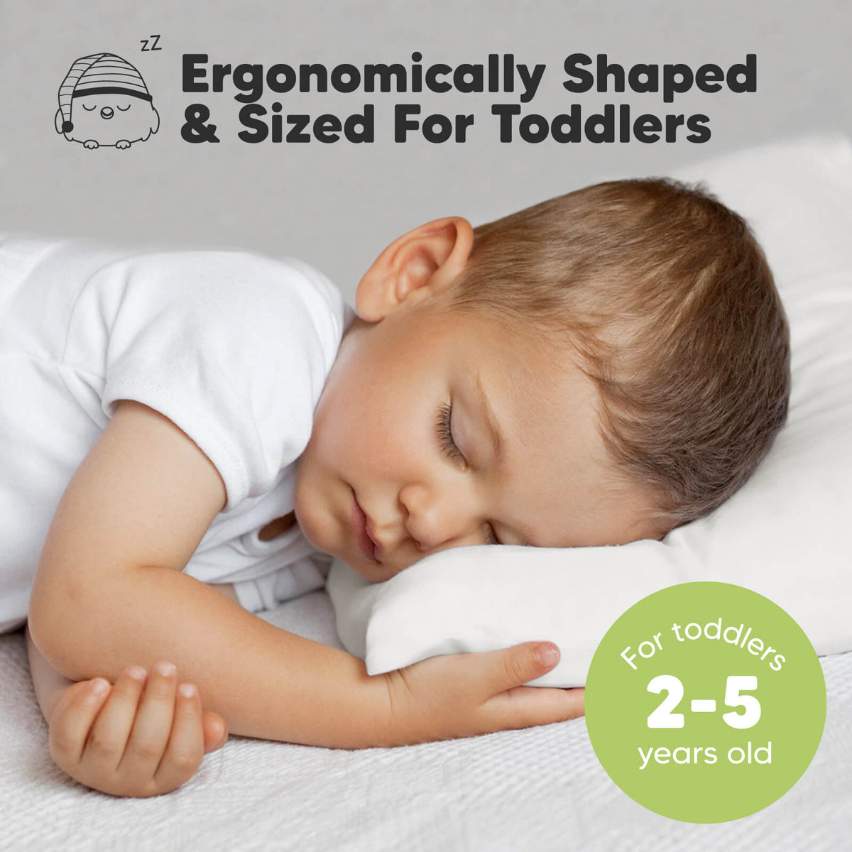 1-Pack Toddler Pillow Without Pillowcase