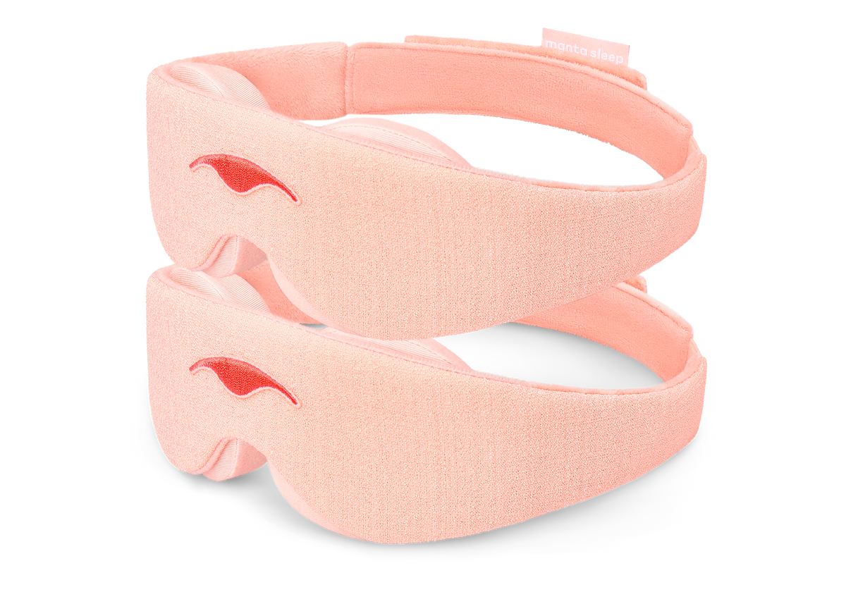 Adjustable Blackout Sleep Mask 2-Pack