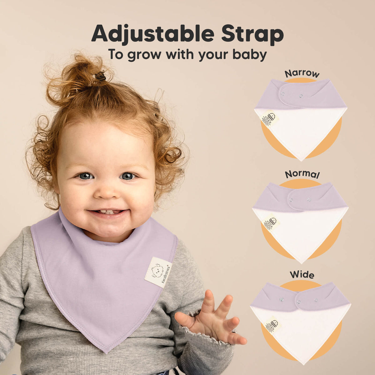 10-Pack Organic Bandana Bibs