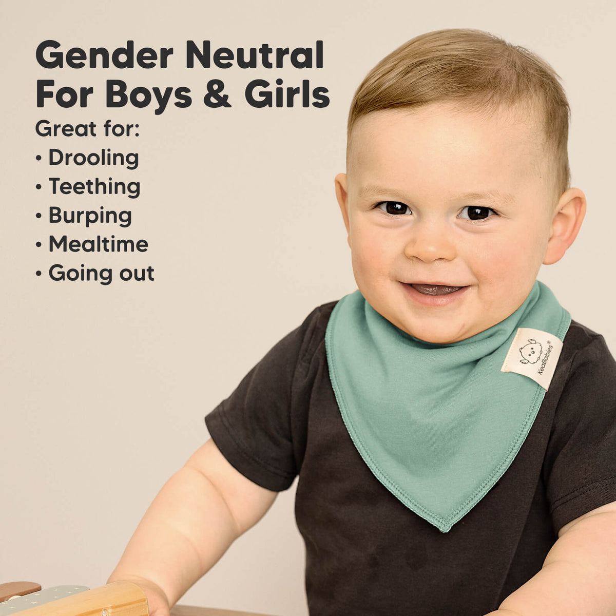 10-Pack Organic Bandana Bibs