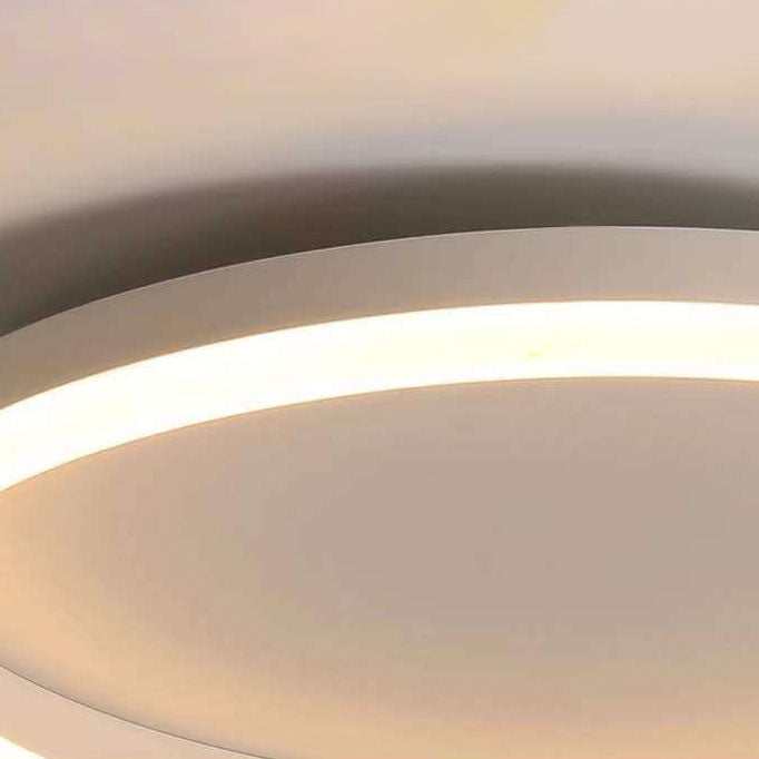 20 in Dimmable LED Ceiling Light with Remote Iron & Acrylic Fixture for Bedrooms Hallways Living Rooms Modern Low-Profile Design | Thomler