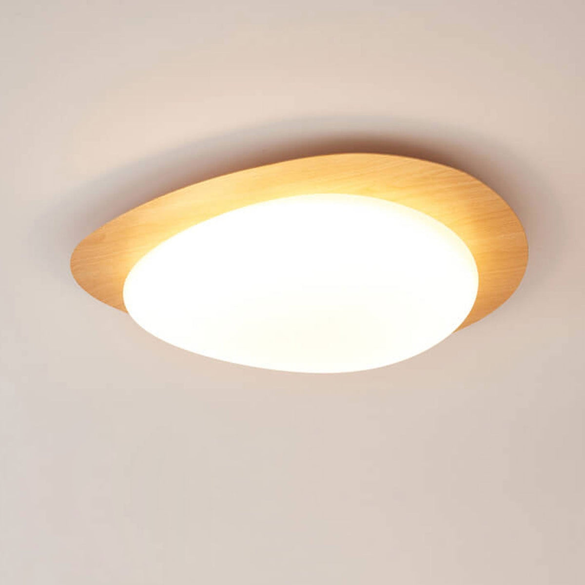 Low-Profile LED Ceiling Fixture with Remote Dimming & Three Color Modes for Bedrooms Hallways Kitchens | Modern Iron Acrylic Overhead Lighti | Thomler