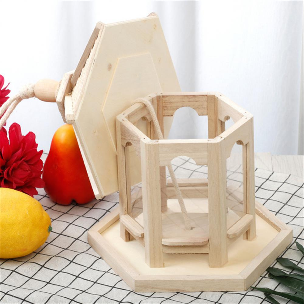 Wooden Bird Feeder with Clear Viewing Panel