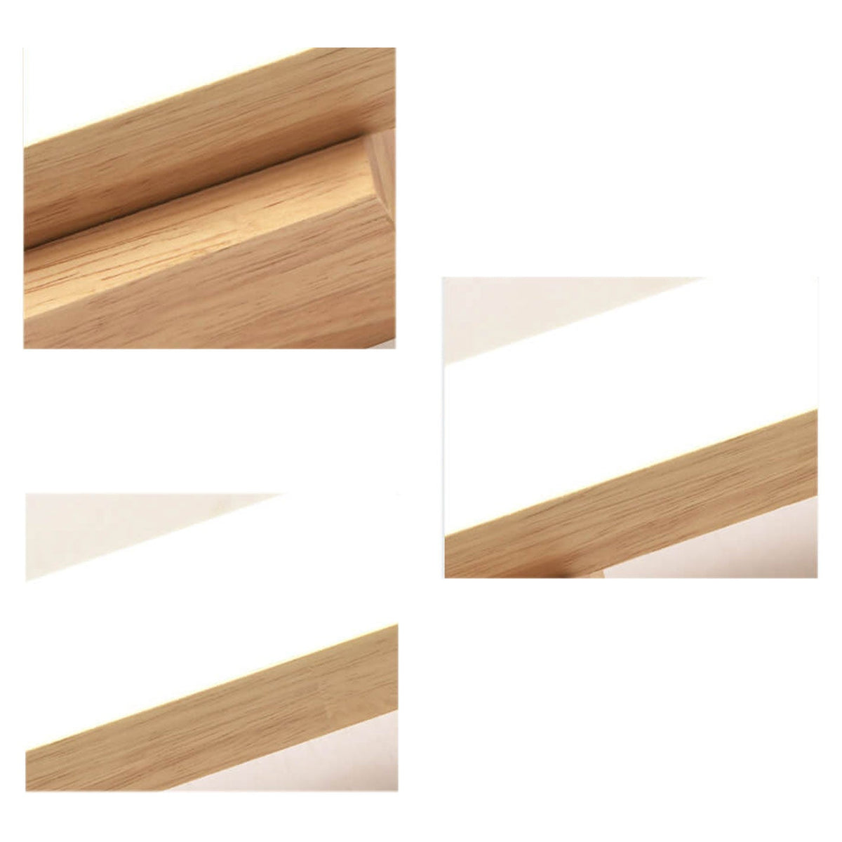Lineare LED-Wandleuchte 16 W, 81 cm, Holz & Acryl für Badezimmer, Schlafzimmer, Flur, Heimbüro, Arbeits- & Umgebungsbeleuchtung, moderne festverdrahtete Leuchte, flaches Profil | Thomler