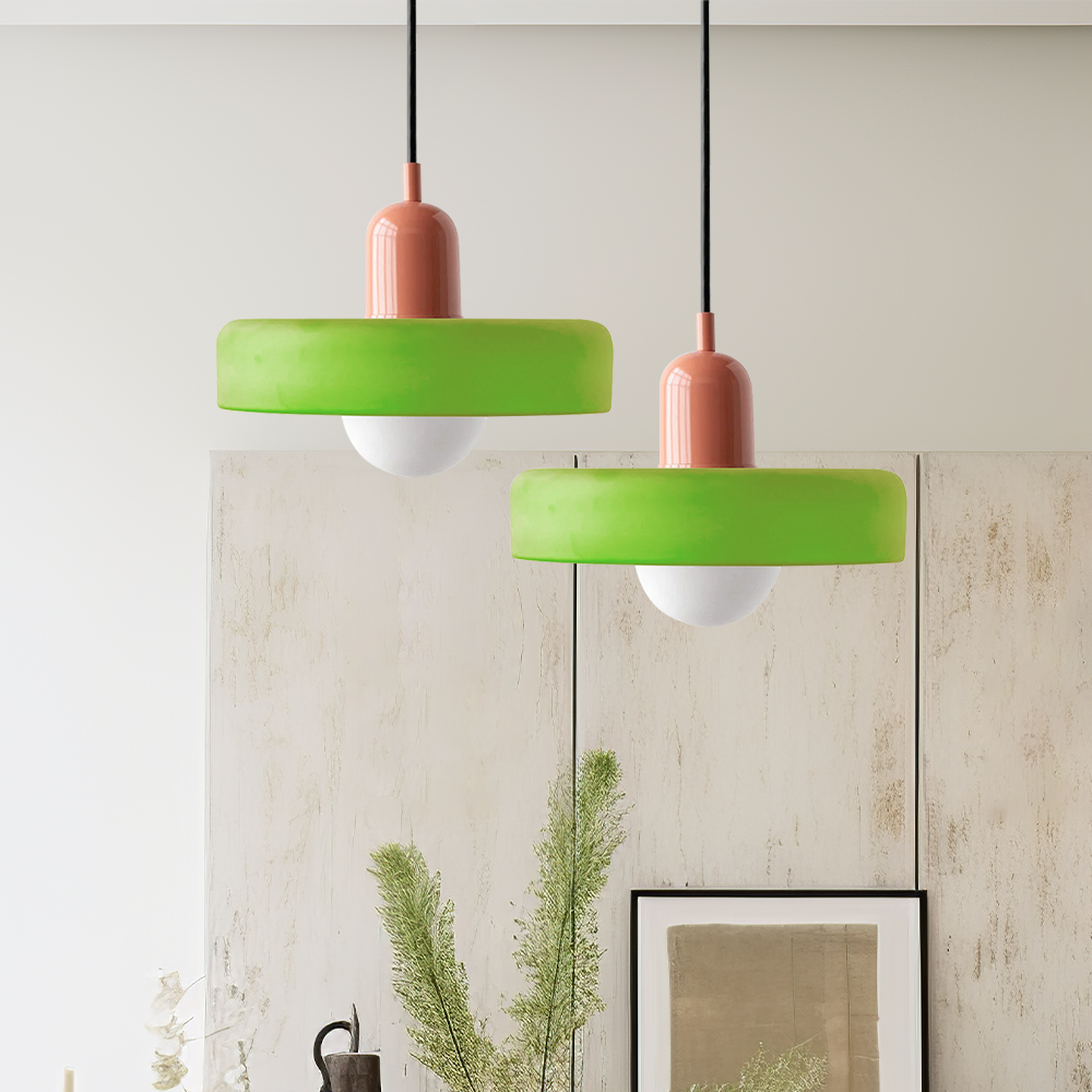 Glas-Hängeleuchte mit verstellbarem Kabel & warmem Licht – moderne geometrische Pendelleuchte für Esszimmer- & Wohnzimmerdekoration