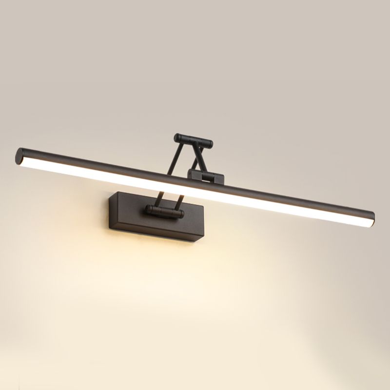 LED-Waschtischleuchte mit 3 Farbmodi für Badezimmerspiegel, 99 cm, Schwarz, Wandmontage, IP44-zertifiziert, moderne lineare Lichtleiste für Make-up und Pflege | Thomler