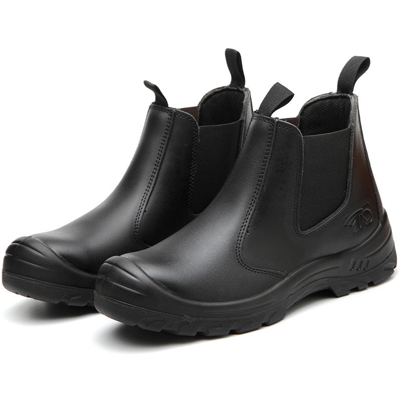 Stalen neus werkschoenen orthopedische veiligheidsschoenen anti-vermoeidheid met ondersteuning van de voetboog voor bouw, magazijn en fabriek |