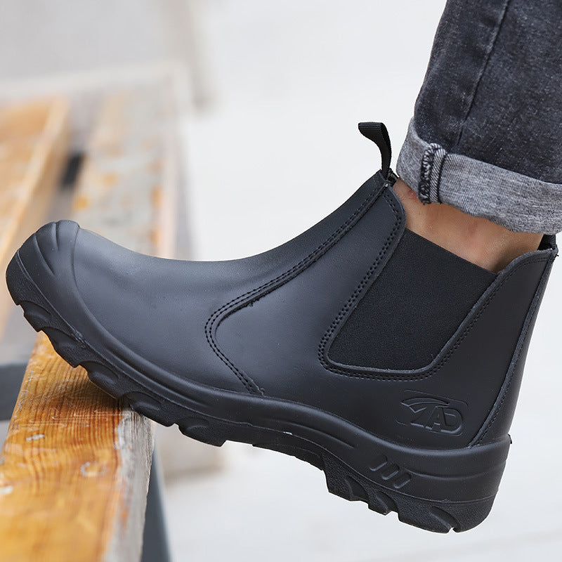 Stalen neus werkschoenen orthopedische veiligheidsschoenen anti-vermoeidheid met ondersteuning van de voetboog voor bouw, magazijn en fabriek |