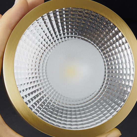 Recessed LED Ceiling Light Copper Finish 5 in Round Ultra Low Profile for Bedroom Entryway Kitchen | Thomler