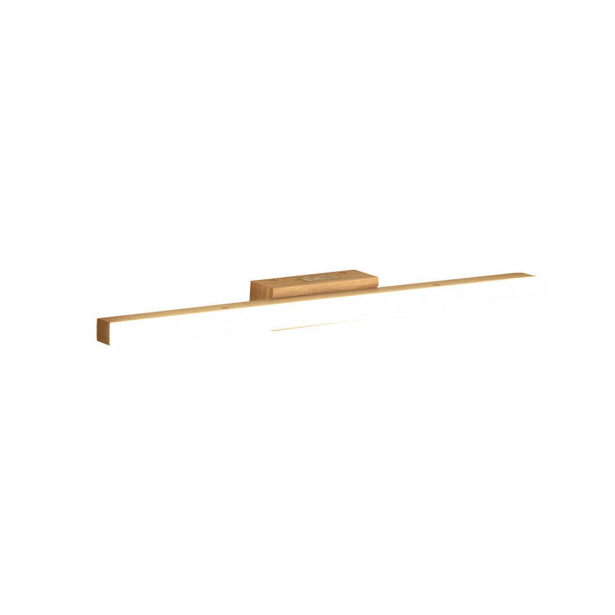 Lineare LED-Wandleuchte 16 W, 81 cm, Holz & Acryl für Badezimmer, Schlafzimmer, Flur, Heimbüro, Arbeits- & Umgebungsbeleuchtung, moderne festverdrahtete Leuchte, flaches Profil | Thomler