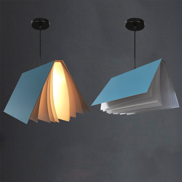 Hanging Ceiling Light Fixture with Adjustable Chain E26 Base Modern Iron PVC Shade for Bedroom Living Room Dining Room Kitchen | Thomler
