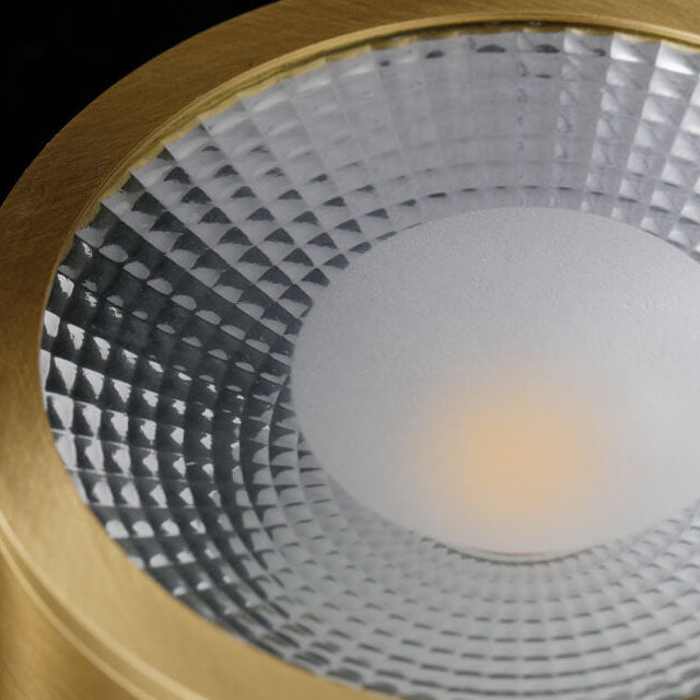Recessed LED Ceiling Light Copper Finish 5 in Round Ultra Low Profile for Bedroom Entryway Kitchen | Thomler