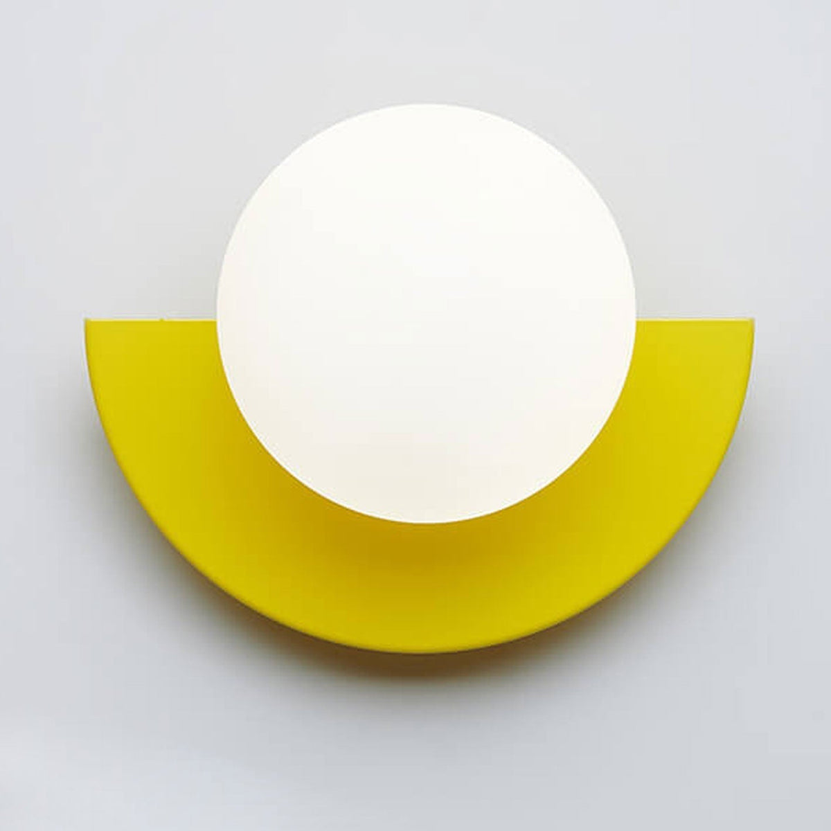 Half-Sphere Glass Wall Sconce with G9 LED, Iron Frame, Hardwired Fixture for Bedroom, Hallway, Reading Nook, Modern Style, Multiple Colors | Thomler