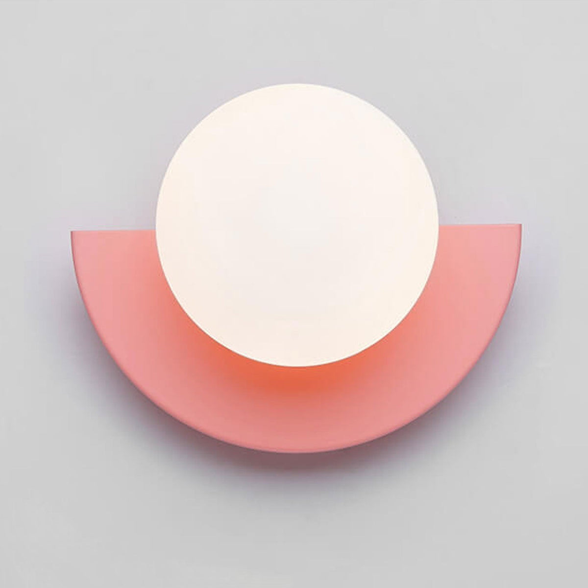 Half-Sphere Glass Wall Sconce with G9 LED, Iron Frame, Hardwired Fixture for Bedroom, Hallway, Reading Nook, Modern Style, Multiple Colors | Thomler