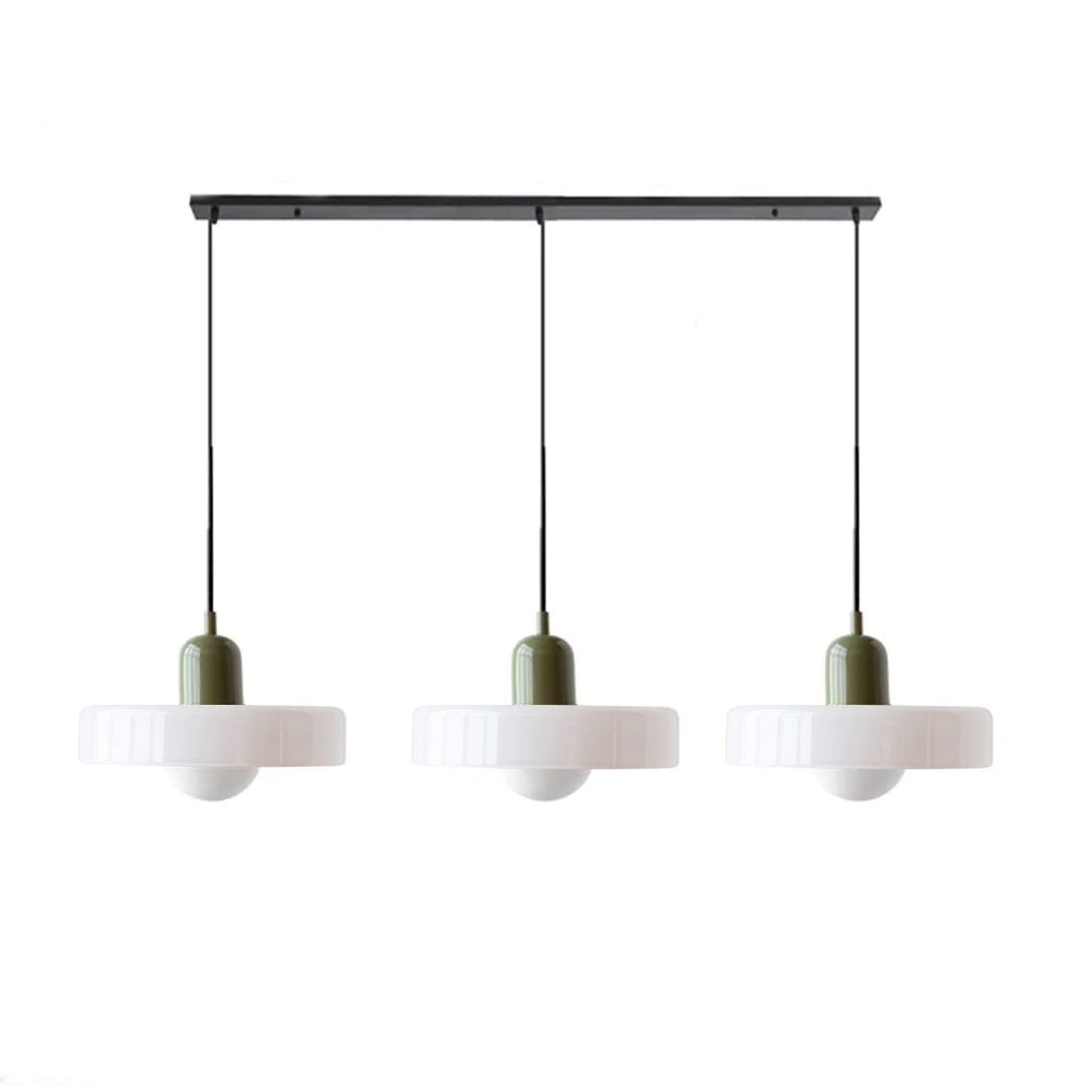 Glas-Pendelleuchte 12 Zoll höhenverstellbare Deckenleuchte für Schlafzimmer Nachttische modern minimalistisch nordische Hängelampe E27 Fassung für | Thomler