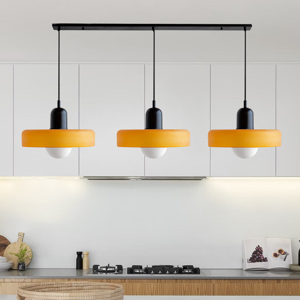 Glas-Pendelleuchte 12 Zoll höhenverstellbare Deckenleuchte für Schlafzimmer Nachttische modern minimalistisch nordische Hängelampe E27 Fassung für | Thomler