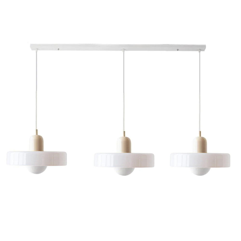 Glas-Pendelleuchte 12 Zoll höhenverstellbare Deckenleuchte für Schlafzimmer Nachttische modern minimalistisch nordische Hängelampe E27 Fassung für | Thomler