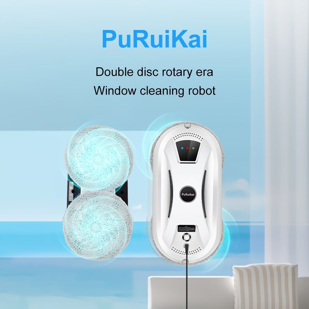 Robotic Window Cleaner with Remote Control for Glass Doors, Mirrors & Windows | Thomler