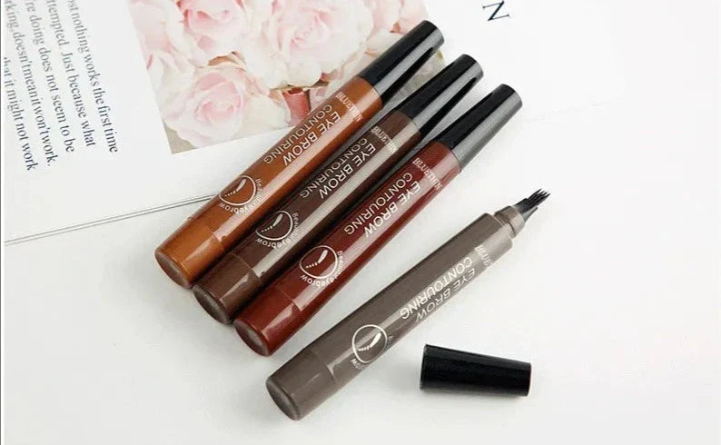 Precisie Wenkbrauwpotlood Langhoudende Waterproof Make-up voor Natuurlijke Volle Bogen Microblading Effect | Thomler