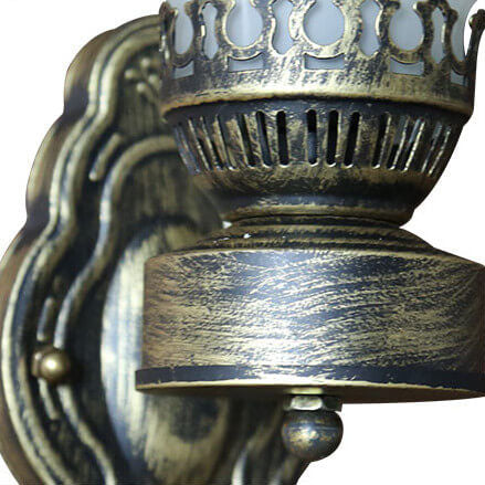 Industrial Bronze Metal Wall Sconce 16.5 in E26 Socket Hardwired Fixture for Hallways Bedrooms Living Rooms Entryways | Thomler