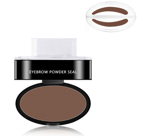 Wenkbrauwstempelset poederstencil voor natuurlijke bogen grijsbruin lichtbruin 3 vormen waterdichte langhoudende make-up