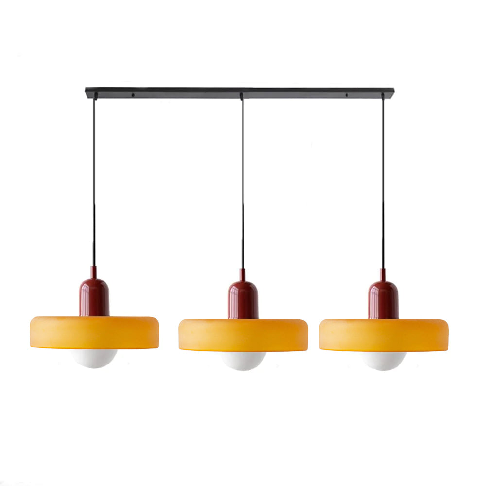 Glas-Pendelleuchte 12 Zoll höhenverstellbare Deckenleuchte für Schlafzimmer Nachttische modern minimalistisch nordische Hängelampe E27 Fassung für | Thomler