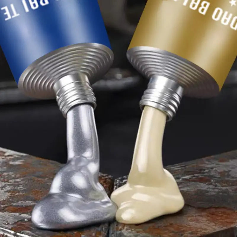 Industriële epoxy-kneedpasta voor stalen buizen, aluminium auto-onderdelen, 2-pack hittebestendig hechtmiddel voor huishoudelijk loodgieterswerk, machines en auto's | Thomler