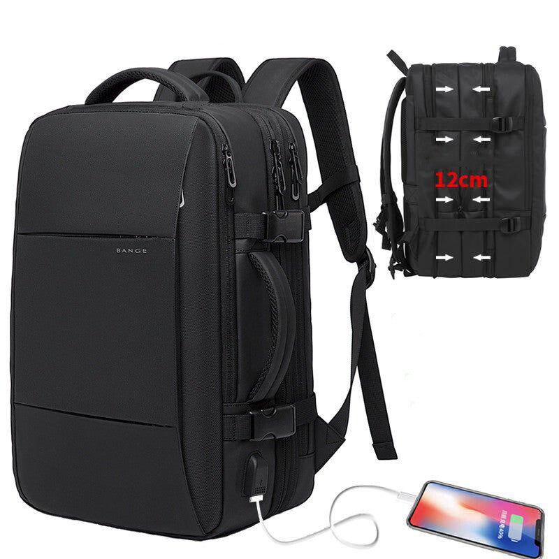 Professioneller Laptop-Rucksack mit USB-Ladeanschluss für Arbeit, Schule & Reisen – Wasserabweisender Commuter-Tagesrucksack für Damen & Herren
