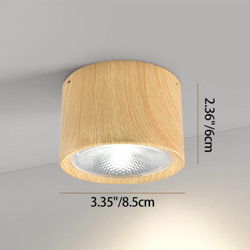 Low-Profile LED Ceiling Light 4.7 in Round Fixture 12W Contemporary Overhead Lighting for Bedrooms Hallways Home & Office Compact Surface-Mo | Thomler