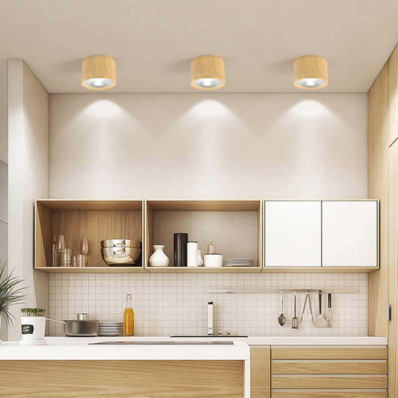 Low-Profile LED Ceiling Light 4.7 in Round Fixture 12W Contemporary Overhead Lighting for Bedrooms Hallways Home & Office Compact Surface-Mo | Thomler