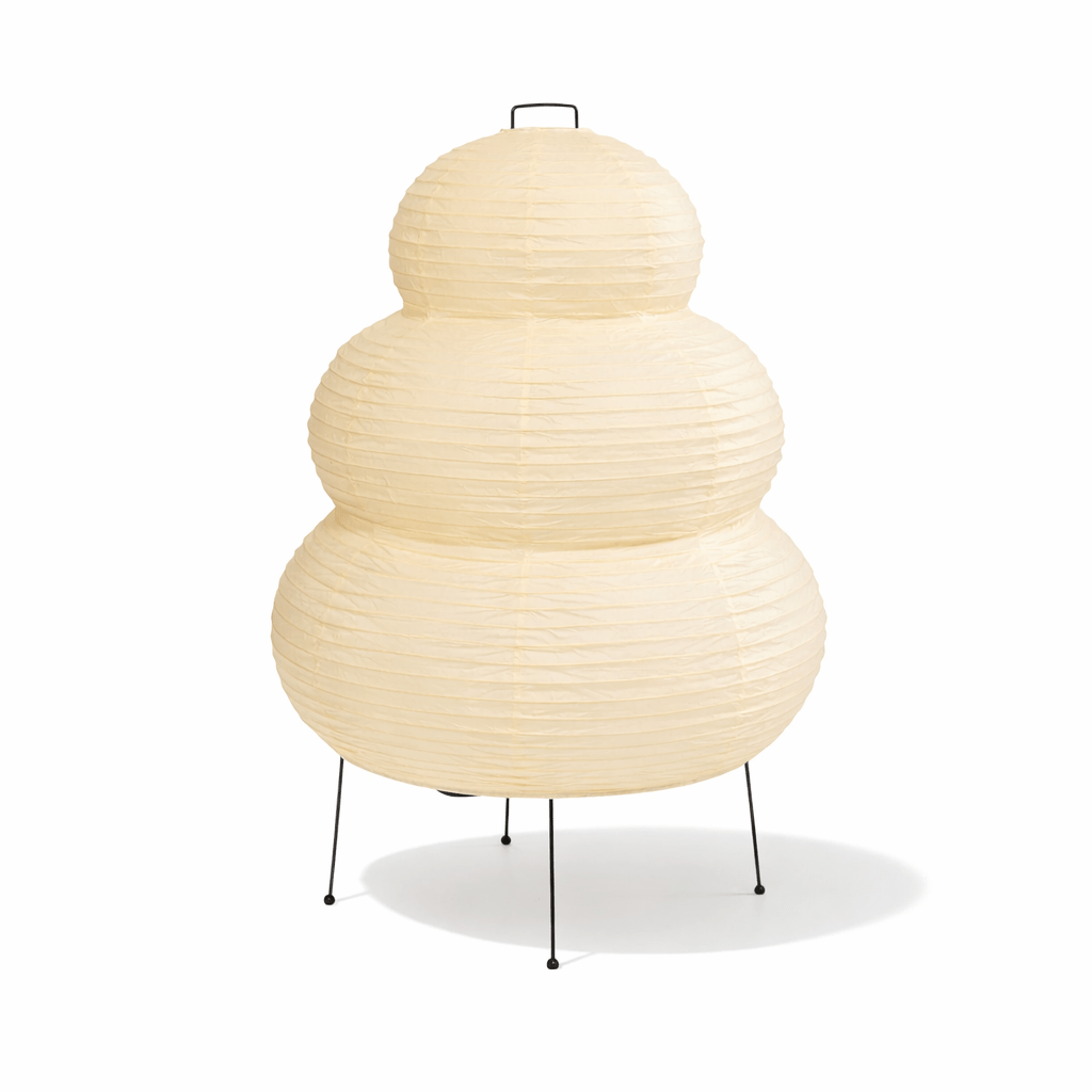 Lámpara de acento con pantalla de papel hecha a mano, 10 pulgadas de ancho, luz nocturna LED de brillo cálido para dormitorio, oficina, escritorio, rincón de lectura, estilo minimalista japonés