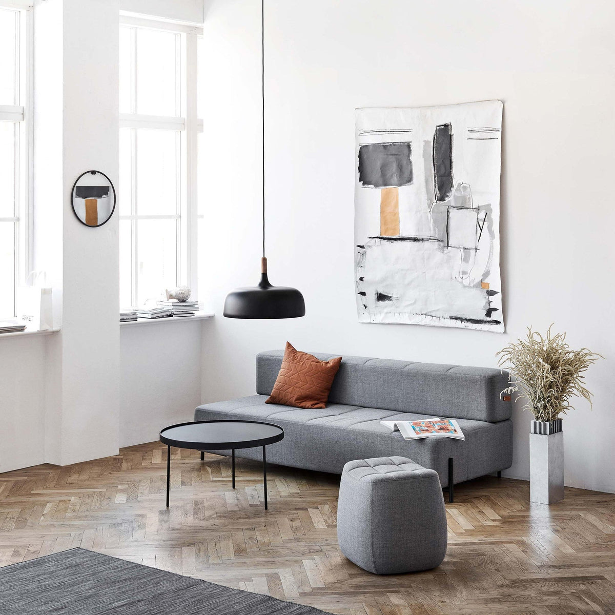 Hängende Deckenlampe, verstellbar, Holz-Metall-Kuppelschirm, 32 cm, für Kücheninsel, Esstisch, moderner minimalistischer skandinavischer Stil | Thomler
