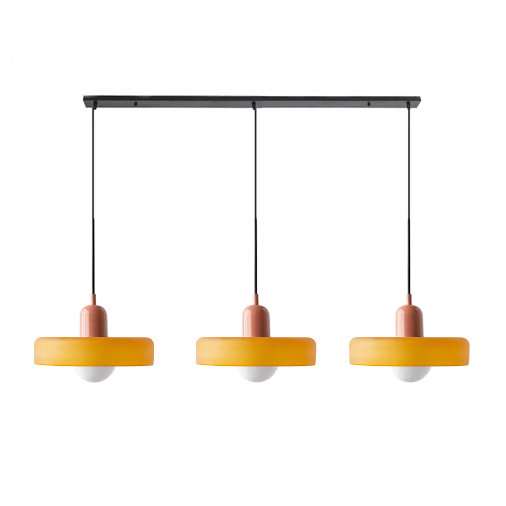 Glas-Pendelleuchte 12 Zoll höhenverstellbare Deckenleuchte für Schlafzimmer Nachttische modern minimalistisch nordische Hängelampe E27 Fassung für | Thomler