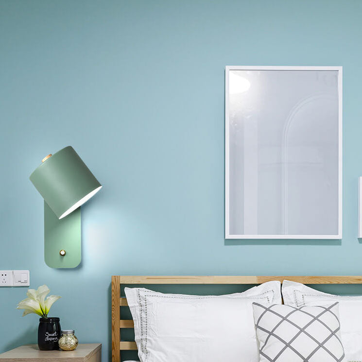 Metal Sconce Fixture Gray Hardwired LED Compatible 10-Inch for Bedroom Living Room Hallway Reading Nook Modern Interior Lighting | Thomler