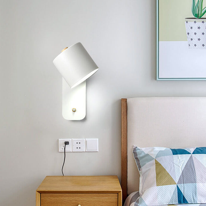 Metal Sconce Fixture Gray Hardwired LED Compatible 10-Inch for Bedroom Living Room Hallway Reading Nook Modern Interior Lighting | Thomler