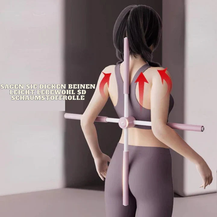 Posture Corrector Bar for Yoga Stretching and Back Alignment with Foam Grip for Home Workouts | Thomler