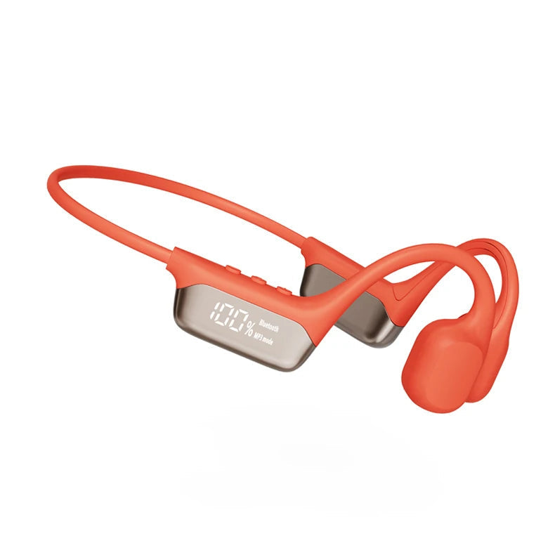 Auriculares de conducción ósea impermeables, reproductor de música integrado de 32 GB, audio inalámbrico de oído abierto para natación, buceo, carrera y deportes