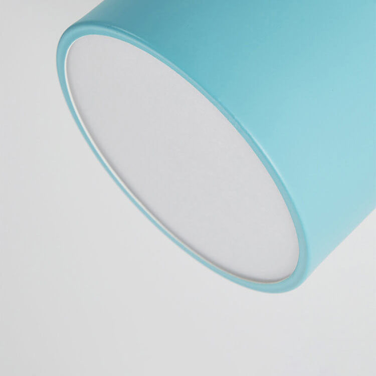 Compact Surface-Mount LED Light Fixture 4 in Round Multi-Color Adjustable Temperature for Entryways