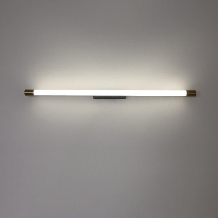 Linear LED Aluminum Light Bar 16-59 in Hardwired Fixture Dimmable 8W-36W Black Gold for Bedroom Living Room Hallway Mirror Bathroom Accent W | Thomler
