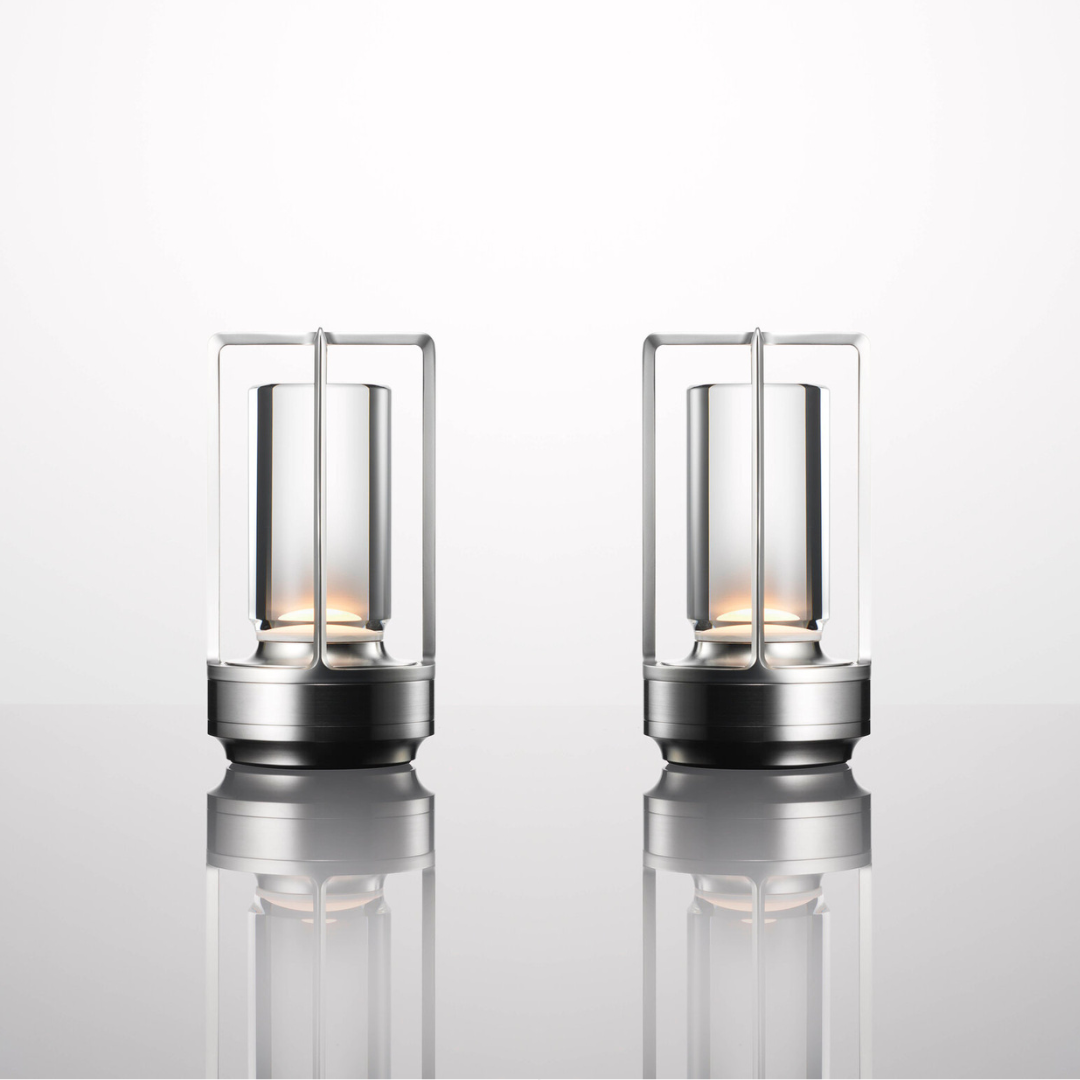 Draadloze, aanraakgevoelige led-bureaulamp met dimfunctie en USB-oplaadpoort voor slaapkamer, kantoor en nachtkastje – Waterdicht, draagbaar leeslampje – 36 uur batterijduur | Thomler