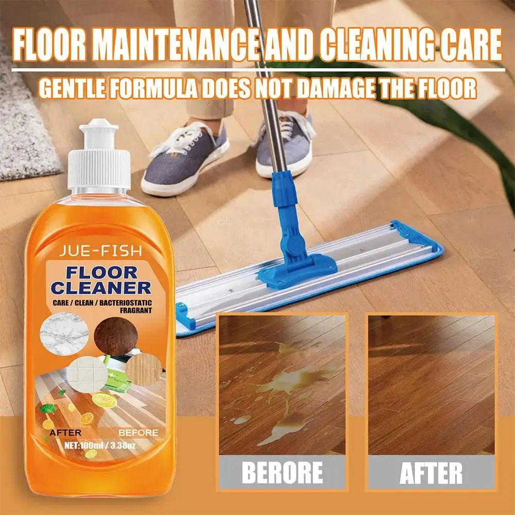 Citrus-Scented Multi-Surface Floor Cleaner Concentrate for Tile Hardwood Laminate Kitchen Bathroom 3.4 oz | Thomler