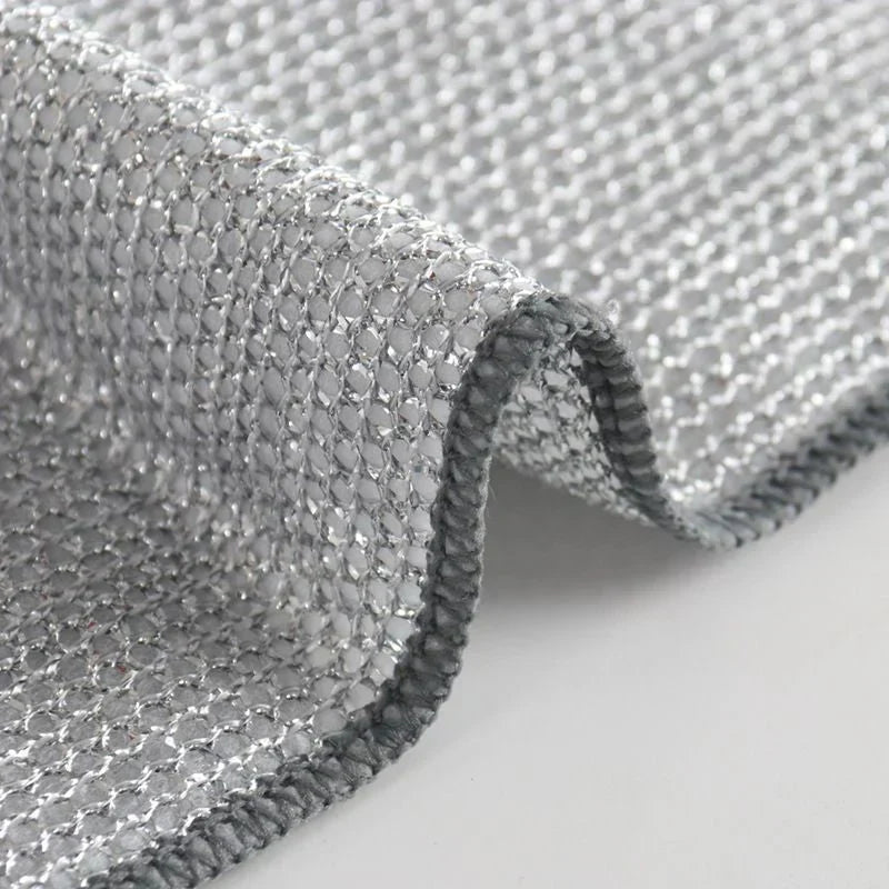 Mesh schuursponsjes voor de keuken, reinigingsset, krasvrije afwasspons voor pannen en kookgerei, 10-pack | Thomler