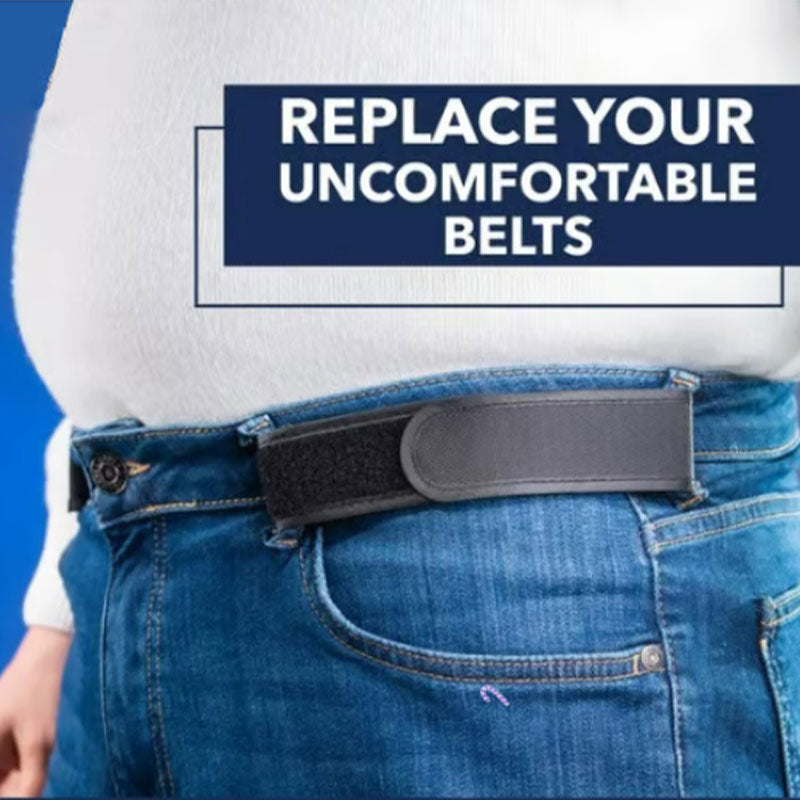 Verstelbare elastische riem zonder gesp voor jeans, broeken, jurken, heren, dames, dagelijks gebruik, comfortabel, flexibele taille
