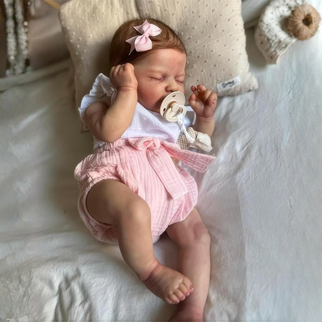 Lifelike Silicone Baby Doll with Soft Touch Skin for Collectible Display