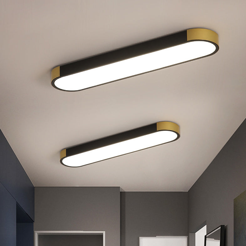 Lámpara de techo LED redonda de 26 pulgadas con 3 modos de color, luminaria moderna de perfil bajo para dormitorio, sala de estar, pasillo, oficina, cocina y baño, hierro | Thomler