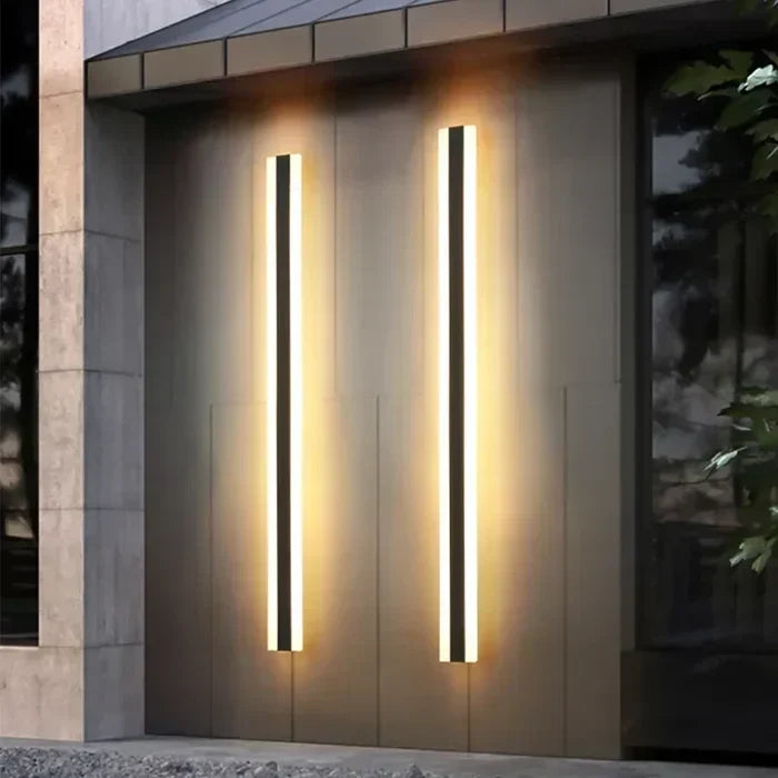 Outdoor Wall Light Weatherproof Fixture LED Modern Exterior Sconce for Porch Patio Entryway Garden Pathway IP65 Waterproof Year-Round