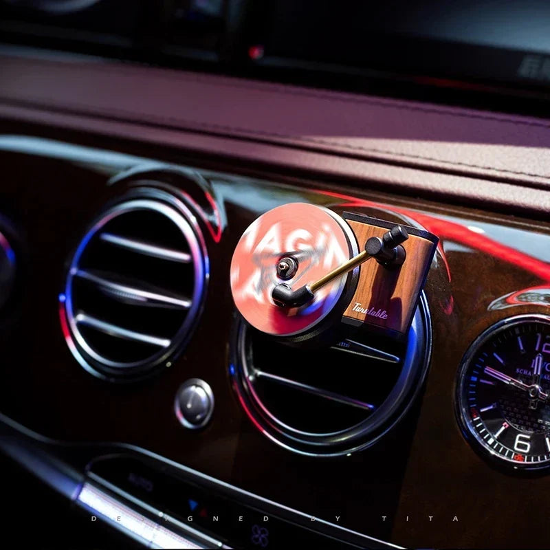 Ambientador de coche de disco vintage