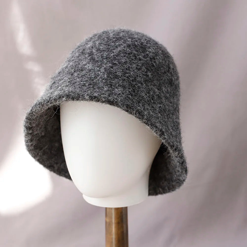 Soft Wool Winter Hat for Women – Foldable, Classic Fisherman Design for Cold Weather