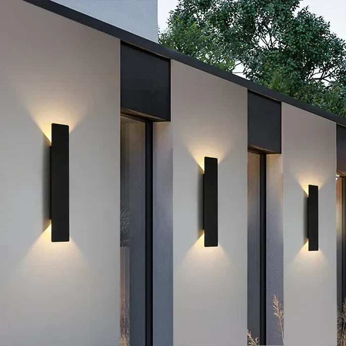 Weatherproof Aluminum Outdoor Wall Light – Modern LED Sconce for Patio, Garage & Entryway – IP65 Waterproof, 85-265V